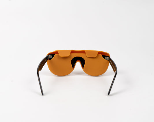 Funda de gafas de silicona - Clear Brown-1